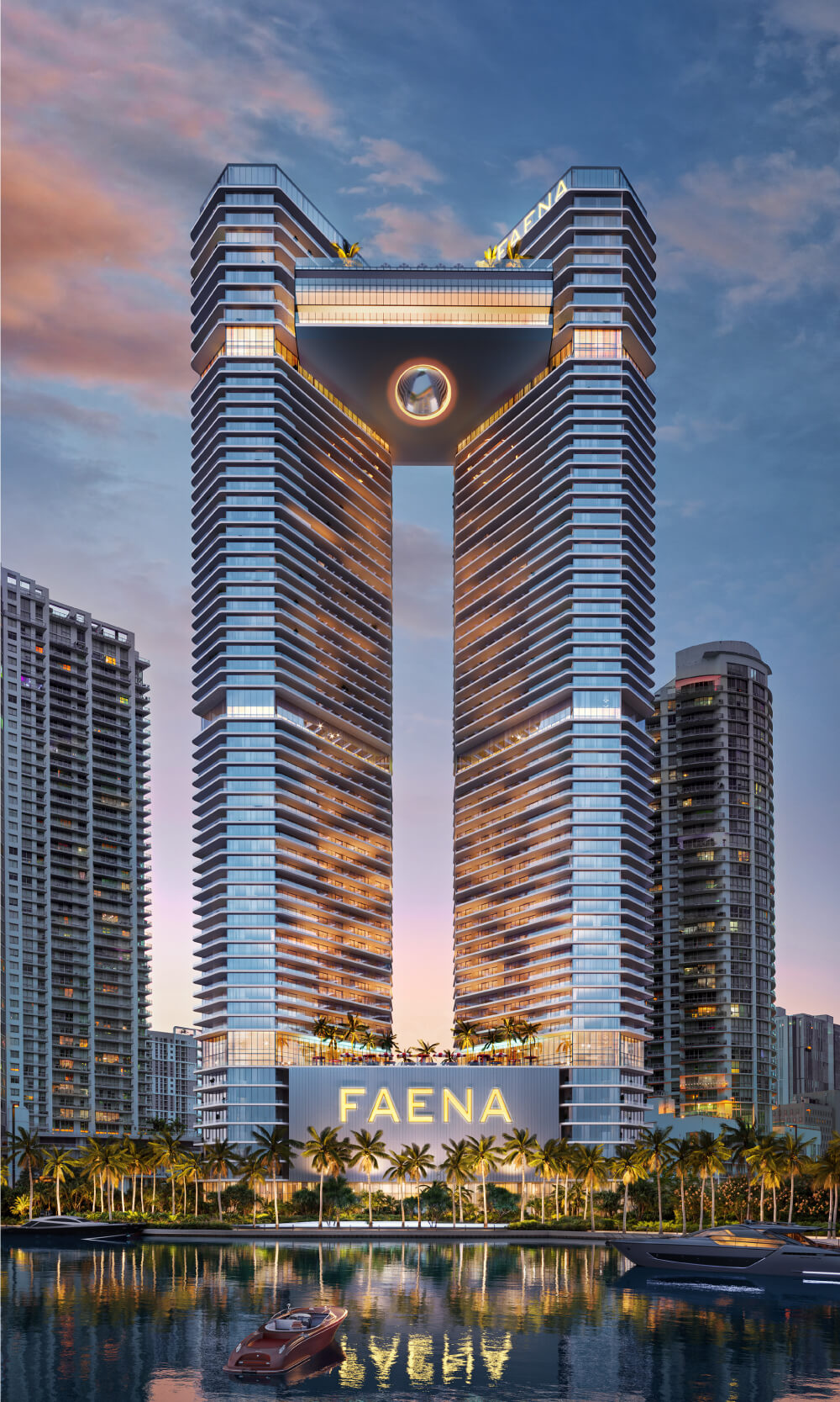 Faena Residences Miami — 68-story tower in the Faena District, Miami River